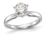 1.25 Carat (ctw VS2, D-E-F) IGI Certified Lab-Grown Diamond Engagement Ring in 14K White Gold